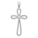 14K White Gold SI3/I1 Diamond Cross Pendant 1/20-Carat - (B13-557) 14K White Gold SI3/I1 Diamond Cross Pendant 1/20-Carat - (B13-557)