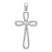 14K White Gold SI3/I1 Diamond Cross Pendant 1/20-Carat - (B13-557) 14K White Gold SI3/I1 Diamond Cross Pendant 1/20-Carat - (B13-557)