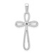 14K White Gold SI3/I1 Diamond Cross Pendant 1/20-Carat - (B13-557) 14K White Gold SI3/I1 Diamond Cross Pendant 1/20-Carat - (B13-557)