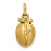 14K Yellow Gold Peach Charm - (A82-564)