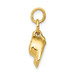 14K Yellow Gold Polished Baby Shoes Charm - (A82-613)