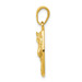 14K Yellow Gold Solid Polished Horse Head In Horseshoe Pendant - (A83-123) 14K Yellow Gold Solid Polished Horse Head In Horseshoe Pendant - (A83-123)