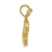 14K Yellow Gold Polished Solid 3-Dimensional Violin Pendant - (A83-189) 14K Yellow Gold Polished Solid 3-Dimensional Violin Pendant - (A83-189)