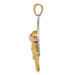 14K Tri-Color Gold Diamond-cut Christ Charm - (A84-507) 14K Tri-Color Gold Diamond-cut Christ Charm - (A84-507)
