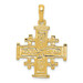 14K Yellow Gold Jerusalem Cross Pendant - (A84-696)