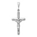 14K White Gold Crucifix Pendant 42mm length - (A84-844)