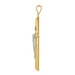 14k Two Tone Gold Polished Jesus Crucifix Pendant - (A87-302) 14k Two Tone Gold Polished Jesus Crucifix Pendant - (A87-302)