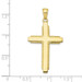 10K Yellow Gold Cross Pendant - (A88-278) 10K Yellow Gold Cross Pendant - (A88-278)