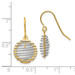 Leslie's 14K Two-tone Gold Wire Wrapped Dangle Shephered Hook Earrings - (B44-273) Leslie's 14K Two-tone Gold Wire Wrapped Dangle Shephered Hook Earrings - (B44-273)