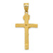 14K Yellow Gold INRI Crucifix Pendant - (A82-897) 14K Yellow Gold INRI Crucifix Pendant - (A82-897)