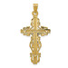 14K Two-tone Gold Diamond-cut Crucifix Pendant 46mm length - (A83-453) 14K Two-tone Gold Diamond-cut Crucifix Pendant 46mm length - (A83-453)