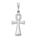 14K White Gold Ankh Cross Pendant - (A84-620) 14K White Gold Ankh Cross Pendant - (A84-620)