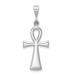 14K White Gold Ankh Cross Pendant - (A84-620) 14K White Gold Ankh Cross Pendant - (A84-620)