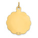 14K Yellow Gold Happy Birthday Disc Pendant - (A98-784) 14K Yellow Gold Happy Birthday Disc Pendant - (A98-784)