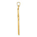 14K Yellow Gold Brushed and Polished Latin Cross Pendant 23.5mm length - (B11-159) 14K Yellow Gold Brushed and Polished Latin Cross Pendant 23.5mm length - (B11-159)