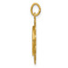 14K Yellow Gold Our Lady of Sorrows Medal Pendant 19mm width - (A84-549) 14K Yellow Gold Our Lady of Sorrows Medal Pendant 19mm width - (A84-549)