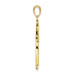 14K Yellow Gold Polished Solid Cross Pendant - (A84-594) 14K Yellow Gold Polished Solid Cross Pendant - (A84-594)