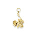 14K Yellow Gold Baby Carriage Charm Pendant - (A84-740)