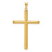 14K Yellow Gold 3-D Polished Hollow Cross Pendant - (A84-873) 14K Yellow Gold 3-D Polished Hollow Cross Pendant - (A84-873)