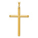 14K Yellow Gold 3-D Polished Hollow Cross Pendant - (A84-873) 14K Yellow Gold 3-D Polished Hollow Cross Pendant - (A84-873)