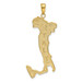 14K Yellow Gold Large Italy Pendant - (A85-665) 14K Yellow Gold Large Italy Pendant - (A85-665)
