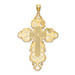 14k Yellow Gold Polished Fancy Cross Pendant - (A86-144) 14k Yellow Gold Polished Fancy Cross Pendant - (A86-144)