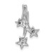 14K White Gold Diamond Accent 3 Shooting Stars Slide Pendant - (A97-321) 14K White Gold Diamond Accent 3 Shooting Stars Slide Pendant - (A97-321)