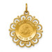 14K Yellow Gold Saint Anthony Medal Charm - (B11-309) 14K Yellow Gold Saint Anthony Medal Charm - (B11-309)
