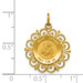 14K Yellow Gold Saint Anthony Medal Charm - (B11-309) 14K Yellow Gold Saint Anthony Medal Charm - (B11-309)