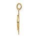 14K Yellow Gold Matka Boska Medal Charm - (B11-544) 14K Yellow Gold Matka Boska Medal Charm - (B11-544)