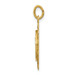14K Yellow Gold Our Lady of Mt. Carmel Medal Charm 19mm width - (B14-266) 14K Yellow Gold Our Lady of Mt. Carmel Medal Charm 19mm width - (B14-266)