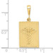 14K Yellow Gold Caduceus Pendant - (A82-952)