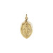 14K Yellow Gold 18x12mm Oval Miraculous Medal Pendant - (B15-748) 14K Yellow Gold 18x12mm Oval Miraculous Medal Pendant - (B15-748)