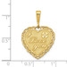 14K Yellow Gold Reversible I Love You Heart Pendant - (A82-942) 14K Yellow Gold Reversible I Love You Heart Pendant - (A82-942)