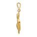 14K Yellow Gold Capricorn Zodiac Charm - (A83-726) 14K Yellow Gold Capricorn Zodiac Charm - (A83-726)