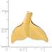 14K Yellow Gold Whale Tail Slide - (A85-219) 14K Yellow Gold Whale Tail Slide - (A85-219)