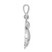 14K White Gold Dolphin Charm Pendant - (A98-497) 14K White Gold Dolphin Charm Pendant - (A98-497)