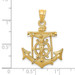 14K Yellow Gold Mariners Cross Pendant 28mm length - (A82-868) 14K Yellow Gold Mariners Cross Pendant 28mm length - (A82-868)