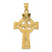 14K Yellow Gold INRI Celtic Crucifix Pendant - (A83-431) 14K Yellow Gold INRI Celtic Crucifix Pendant - (A83-431)