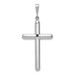 14K White Gold Cross Pendant 51mm length - (A85-161) 14K White Gold Cross Pendant 51mm length - (A85-161)