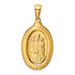14K Yellow Gold Saint Joseph Medal Pendant 15mm width - (A86-487) 14K Yellow Gold Saint Joseph Medal Pendant 15mm width - (A86-487)