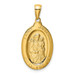 14K Yellow Gold Saint Joseph Medal Pendant 15mm width - (A86-487) 14K Yellow Gold Saint Joseph Medal Pendant 15mm width - (A86-487)