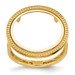 14K Yellow Gold 1/10th American Eagle Coin Polished Coin Ring - Size: 7 - (B31-696) 14K Yellow Gold 1/10th American Eagle Coin Polished Coin Ring - Size: 7 - (B31-696)
