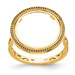 14K Yellow Gold 1/10th American Eagle Coin Polished Coin Ring - Size: 7 - (B31-696) 14K Yellow Gold 1/10th American Eagle Coin Polished Coin Ring - Size: 7 - (B31-696)