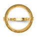14K Yellow Gold 1/10th American Eagle Coin Polished Coin Ring - Size: 7 - (B31-696) 14K Yellow Gold 1/10th American Eagle Coin Polished Coin Ring - Size: 7 - (B31-696)