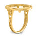14K Yellow Gold 1/10th American Eagle Coin Polished Coin Ring - Size: 7 - (B31-696) 14K Yellow Gold 1/10th American Eagle Coin Polished Coin Ring - Size: 7 - (B31-696)