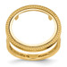 14K Yellow Gold 1/10th American Eagle Coin Polished Coin Ring - Size: 7 - (B31-696) 14K Yellow Gold 1/10th American Eagle Coin Polished Coin Ring - Size: 7 - (B31-696)