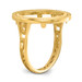 14K Yellow Gold 1/10th American Eagle Coin Polished Coin Ring - Size: 7 - (B31-696) 14K Yellow Gold 1/10th American Eagle Coin Polished Coin Ring - Size: 7 - (B31-696)