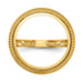 14K Yellow Gold 1/10th American Eagle Coin Polished Coin Ring - Size: 7 - (B31-696) 14K Yellow Gold 1/10th American Eagle Coin Polished Coin Ring - Size: 7 - (B31-696)