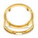 14K Yellow Gold 1/10th American Eagle Coin Polished Coin Ring - Size: 7 - (B31-696) 14K Yellow Gold 1/10th American Eagle Coin Polished Coin Ring - Size: 7 - (B31-696)